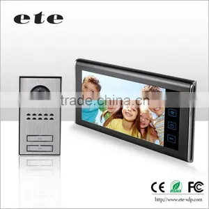 Hot Sale 7inch TFT LCD Touch Screen Handfree Indoor Monitor With Touch Key and Unlock Night Vision Camera Video Doorphone thumbnail-6