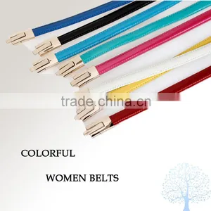 OEM/ODM Welcome, Genuine Leather Colorful Women Belts for Hot Sell thumbnail-1
