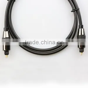 Optical Fibre Cable Toslink to Toslink Metal Plug Gold Plated thumbnail-1