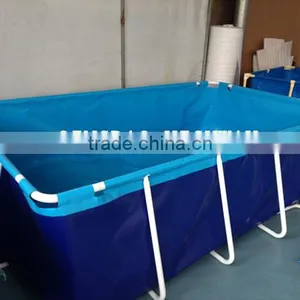 Giant Collapsible Steel Frame Portable Swimming Pools for Playing Center thumbnail-5