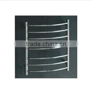 Stainless Steel Electric Towel Warmer,Curved Style Heated Towel Rack Shelf thumbnail-1
