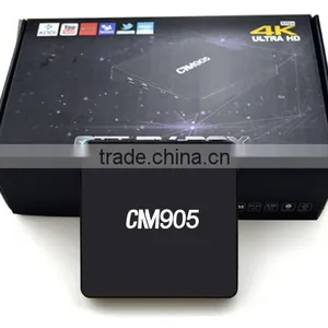 Cloudnetgo Factory Price 2016 Newest CM905 Android 5.1 Lollipop Smart TV Box T95 Quad Core Amlogic S905 OTT TV Box MXV TV Box thumbnail-3