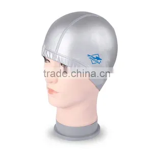 Lycra Waterproof Bathing Fashion Swimming Caps thumbnail-1