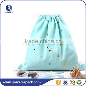 Custom Logo Cotton Canvas Backpack Bag thumbnail-1