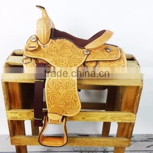 New Horse Western Pleasure Saddle Premium Quality WS163 thumbnail-5