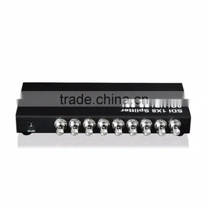SDI 1X8 Splitter Supports 3G-SDI, HD-SDI, SD-SDI, 100M Full HD Hot Video Player thumbnail-2