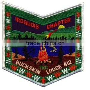 Custom Metal Embroidery Badge no MOQ thumbnail-2