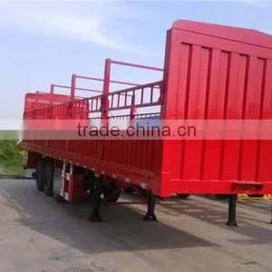 China Manufacture High Qality Heavy Duty Fence Cargo Truck Trailer for Sale thumbnail-4