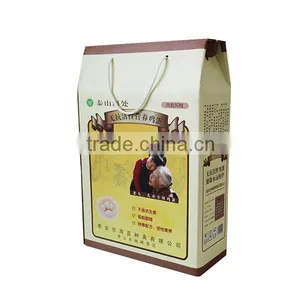 Custom Made Folding Corrugated Carton Cardboard Box With Handle thumbnail-1