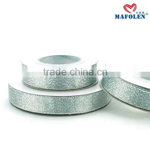 25mm High Quality Single Face Gliter Nylon Ribbon for Sale thumbnail-1