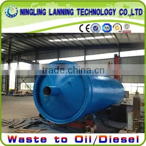 2016 Automatic New Gereation High Oil Output Waste Tire Recycling to Oil Plant thumbnail-2