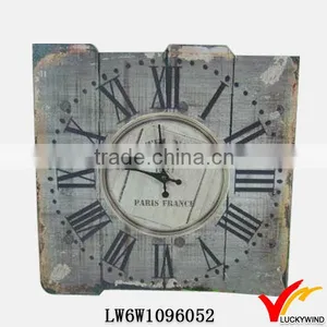 Home Decor Vintage Style Wood Wall Clocks thumbnail-1