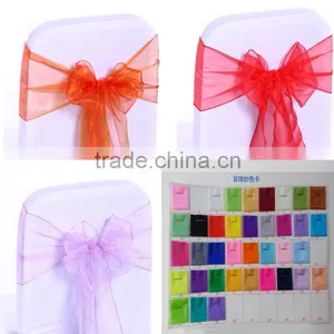 Colorful Organza Sashes Cheap Wholesale Chair Sashes thumbnail-1