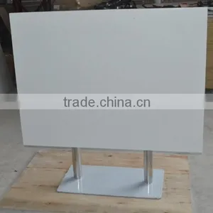 Cheap Acrylic Stone Dining Table Top White Artificial Marble Table,Restaurant Table thumbnail-2