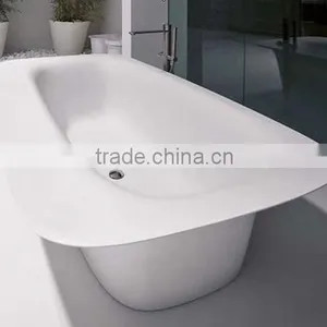 CUPC Certification Freestanding Artificial Stone Solid Surface Bathtub,artificial Stone Freestanding Bath Tub thumbnail-1
