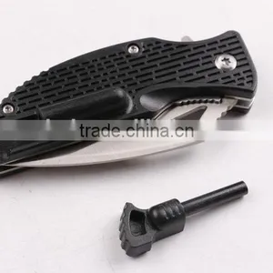 OEM Multifunction 440 Stainless Steel Blade Camping Knife With Fire Starter thumbnail-5