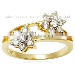 Gold Ring Designs for Women, Diamond Gold Ring thumbnail-1