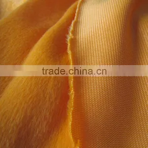 100% Polyester Short Floss Tricot Velvet Fabric Used for Toys thumbnail-1