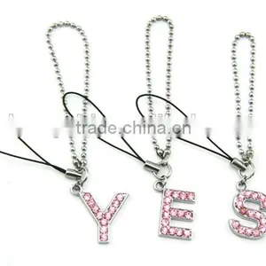 Newly Arrival Alphabet Mobile Phone Straps Wholesale thumbnail-1