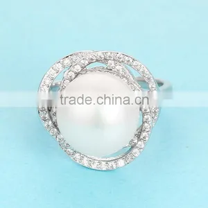 Ally Express Cheap Wholesale Ring Round Stone Women Accessrioes SRE168W thumbnail-2