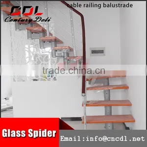304 316 Tempered Ornamental Balustade Cable Tension Stair Parts thumbnail-1