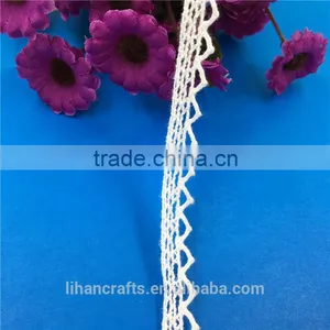 Wholesale High Quality H0514C Lace Ribbon,Crocheted Lace,100% Cotton Lace thumbnail-2