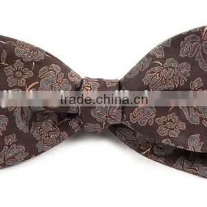Fashion Silk Floral Bow Tie for Man thumbnail-5