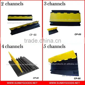 2 Chaneel Office Rubber Cable Protector Humps CP-02 thumbnail-4