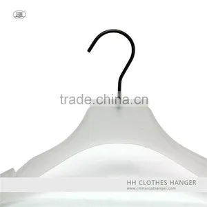 White Suit Hanger Plastic Clothes Hanger Coat Hanger With Notches thumbnail-4