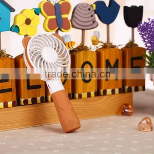 Cute Bear Design Rechargecable Handheld USB Fan Battery / USB Operated Cooling Fan thumbnail-4
