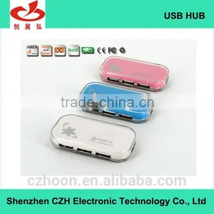 Colorful Usb Por Hub, Plastic Casing 4 Port Usb 2.0 Hub thumbnail-6
