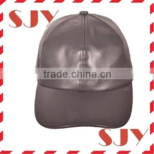 6 Panel Promotional Custom Baseball Caps Wholesale Leather Hats thumbnail-5