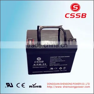 12V33Ah Rechargeable Valve Regulated Lead Carbon Battery thumbnail-2