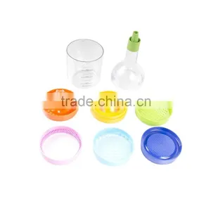 8 Tools Kitchen Tool Like Bottle Juice Maker Sets Lemon Squeezer Spice Grater Egg Masher Cheese Grater Cap Pener Egg Separator thumbnail-4