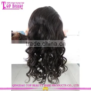 China Factory Indian Natural Hair Wig 100% Virgin Human Natural Girls Hair Wig thumbnail-4