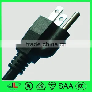 High Quality Power Cord Plug UL Approved NEMA 5-15P Plug to NEMA 5-15R Plug thumbnail-2