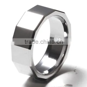 Wholesale Fashion Jewelry Grooved Tungsten Carbide Wedding Rings thumbnail-5
