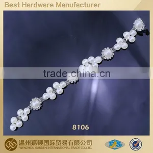 Wholesales Rhinestone and Flower Pearls for Wedding Dress thumbnail-1