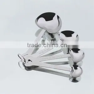 Full Set Stainless Steel 4pcs Measuring Spoon thumbnail-2