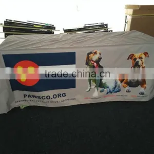 Whosale Polyester Rectangular Type Table Cover With Logo thumbnail-6
