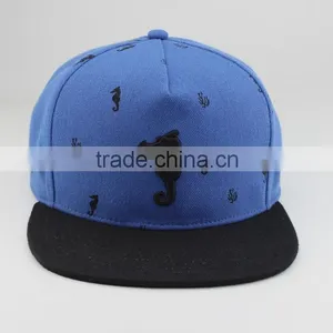 100% Acrylic Material and Striped Style 5 Panel Snapback Cap thumbnail-2