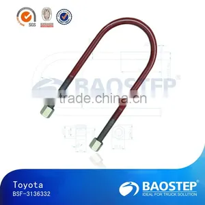 Toyota Tractor Square Standard Steel U-bolt With Nut thumbnail-1