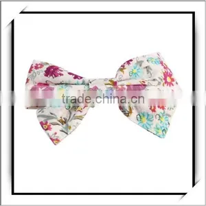 Floral Double Bow Small Hair Clip thumbnail-1
