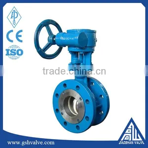 Steel Triple Offset Flanged Butterfly Valve With Gearbox thumbnail-2