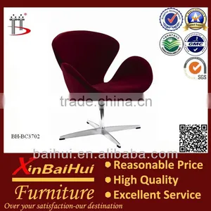 China Manufacturer Living Room Swivel Egg Shaped Arne Jacobsen Egg Chair thumbnail-1