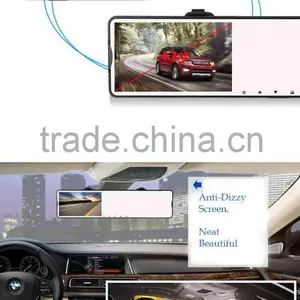 New 5.0 Inch Top Grade Car Dvr Dual Camera Rear View Mirror Car Camera Recorder Full 1080p Night Vision Mirror Dvr Parking 168 thumbnail-4