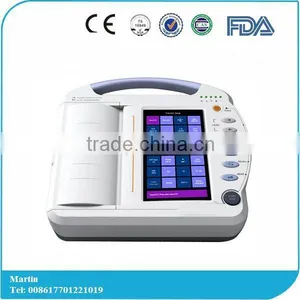 2016 New Style Portable 12 Channel Touch Screen ECG Machine Electrocardiograph Price With ISO and CE Approved thumbnail-1