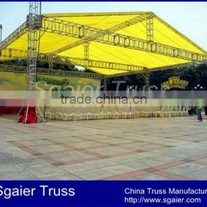 Live Concert Aluminum Pitched Roof Truss Design thumbnail-5