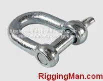 Rigging JIS TYPE SCREW PIN CHAIN SHACKLE WITH OR WITHOUT COLLAR thumbnail-1