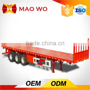 Cheap 40ft Flatbed Semi Trailer With Container Lock thumbnail-1